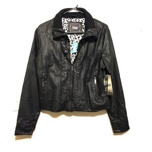 YMI faux leather jacket size XL